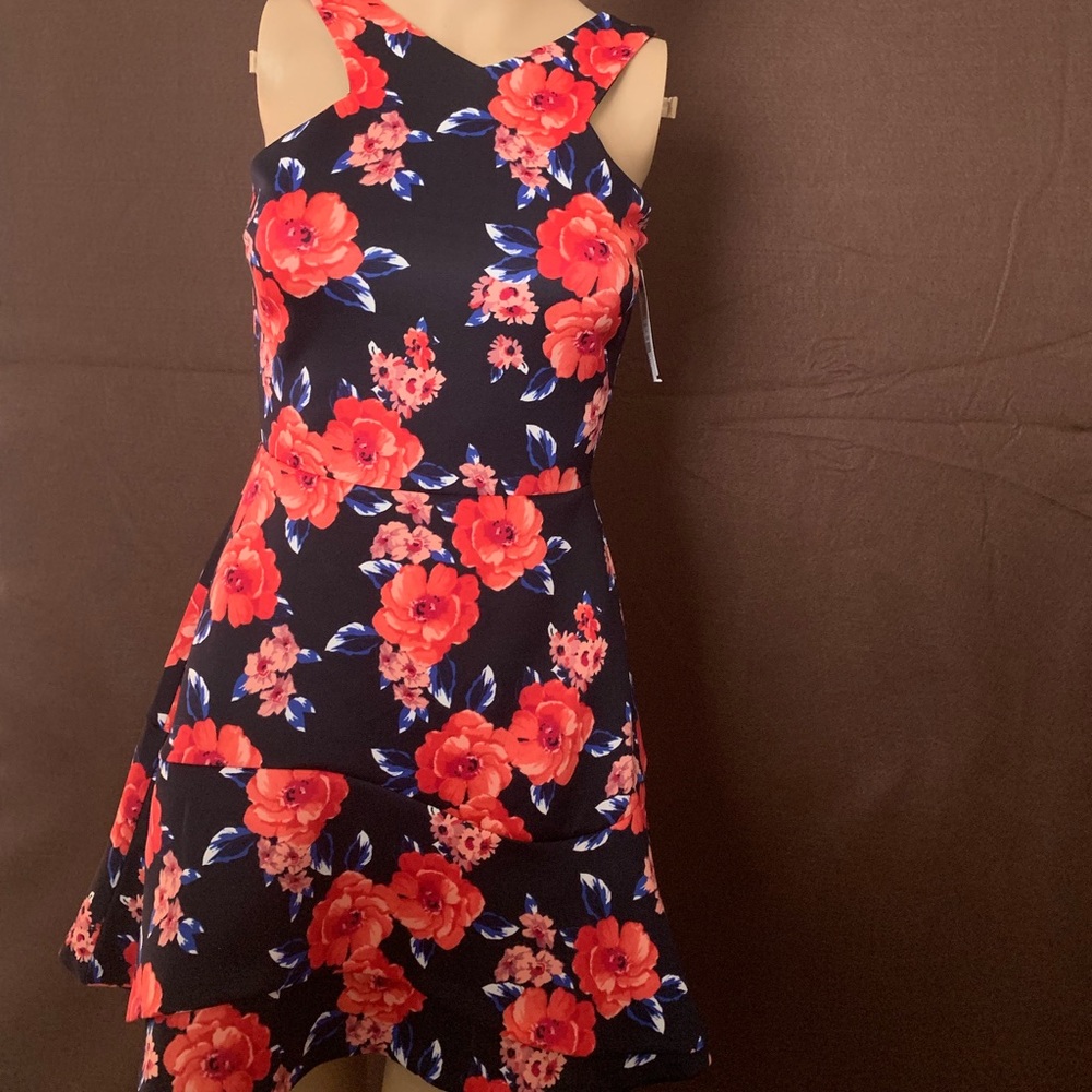 love...ady floral dress halter